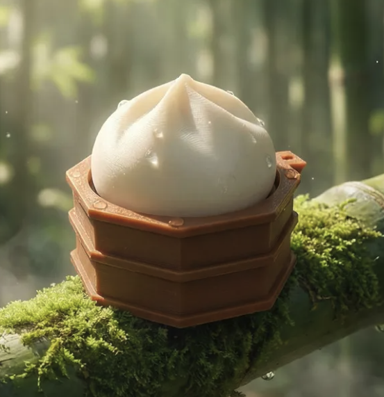 만두 딤섬 딸깍이 키보드 키캡 클리커 키링 피젯 토이 커플템 레이어블 이미지 3