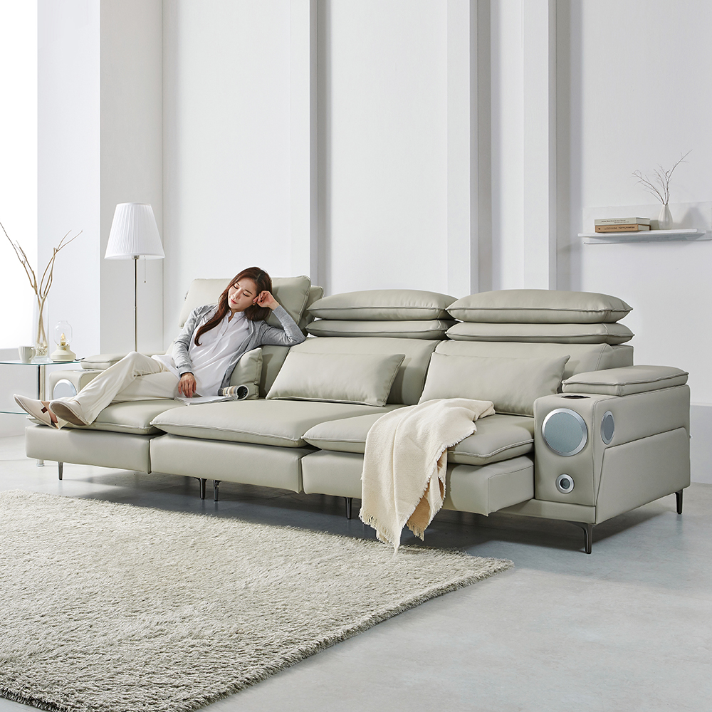 투코 시에모 클라우드 3세대 리클라이너 쇼파 슬라이딩 슬라이드 모션 무빙 소파 이지클린 가죽 패브릭 4인용