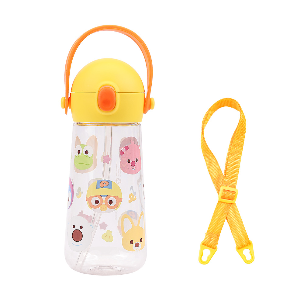 릴팡더보틀 몰리 실리콘핸들 트라이탄 아기 빨대물병 뽀로로