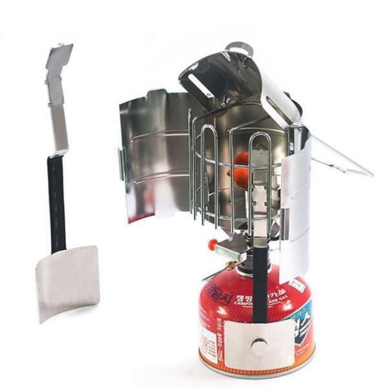 휴브텍 휴대용 가스히터 HT-300 전도판 캠핑 가스난로