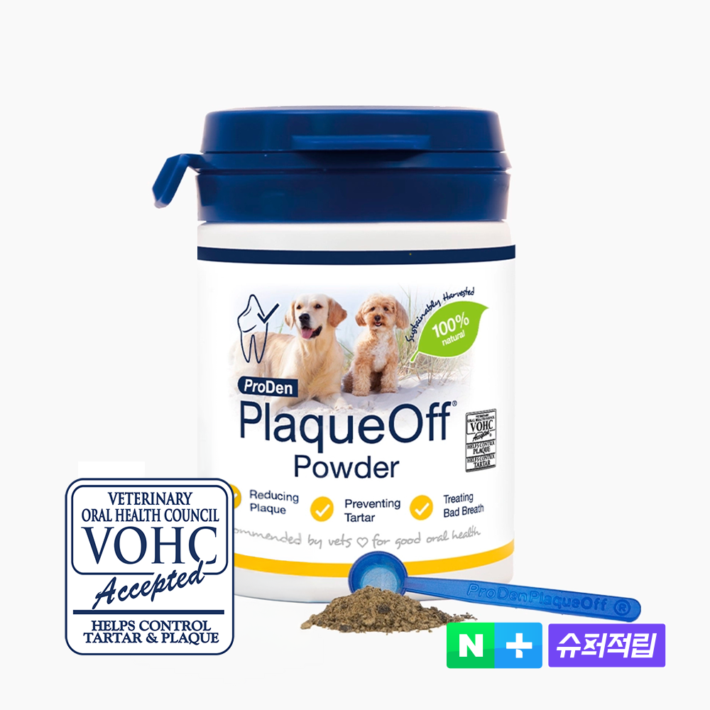 [신기펫케어] 프로덴 플라그오프 덴탈 파우더 독 앤 캣 40g 제품 이미지