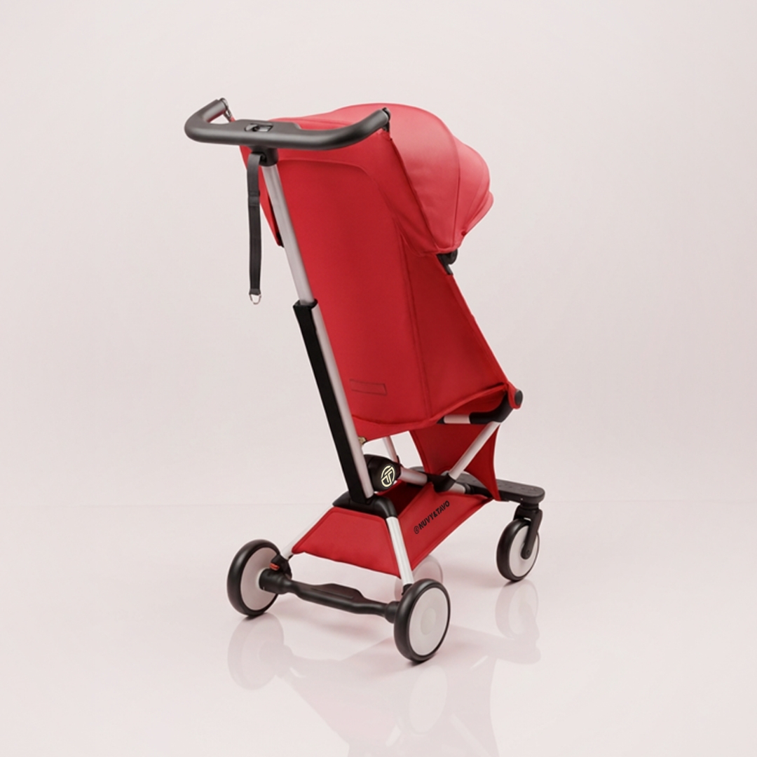 [누비앤타보] NUVY 트래블러M 여행용 트라이크 초경량 기내반입형 폴딩 레드