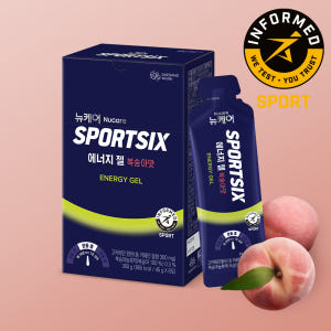 [운동중] 스포식스 러닝 마라톤 에너지젤 복숭아맛 8포, 1개 맛있게 먹은 솔직 후기 - 상품 이미지 1