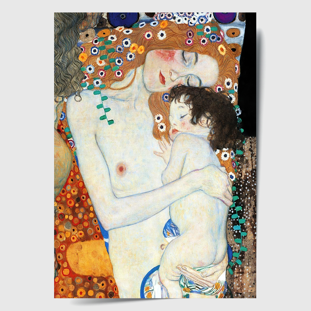 구스타프 클림트 인테리어 그림 액자 포스터 명화 The Three Ages of Woman - 상세 이미지 2