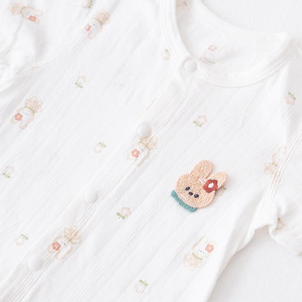 포그망 순면 아기 우주복 실내 긴팔 신생아 아기옷 백일 봄 가을 겨울 출산선물