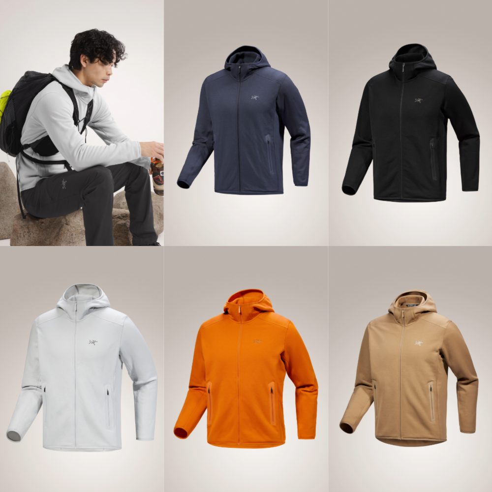 아크테릭스 카이어나이트 후디 남성 25FW 기모 플리스 재고보유 미드레이어 아웃도어 러닝 - 상품 이미지