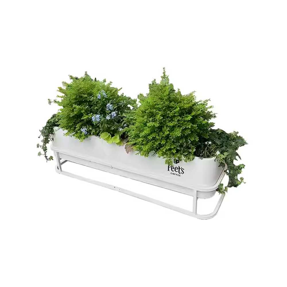 철제 화분 플랜터 수납 대형 테라스 발코니 선반 가든 80cm - 상세 이미지 5