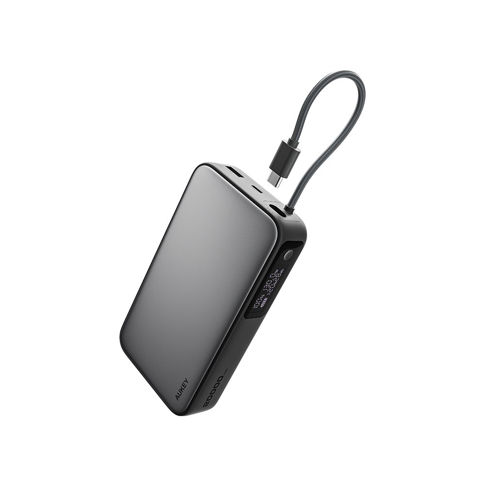 아오키 스파크 슬링 130W 20000mAh 초고속 충전 보조배터리 CCC 인증/스마트 디스플레이/내장 C타입 케이블 - 상세 이미지 3