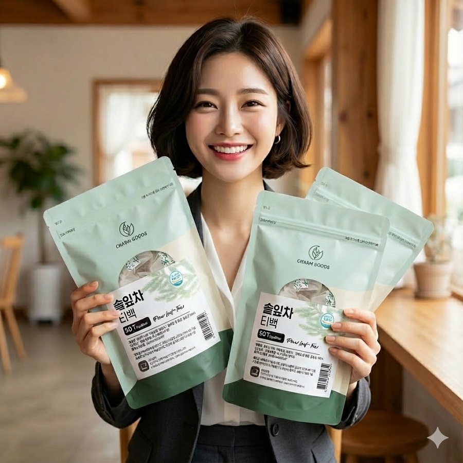 솔잎차 티백 차 국산 솔잎 50입 3개 - 상품 이미지