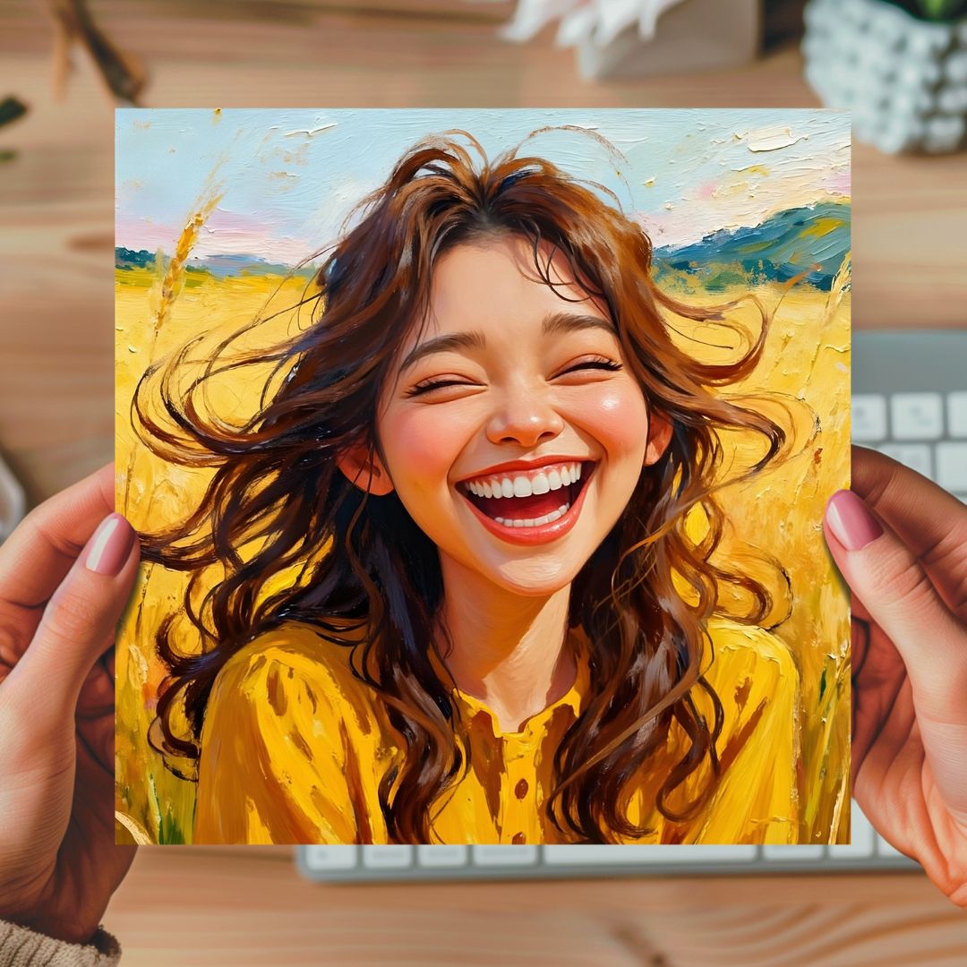 캐리커쳐 초상화 주문 제작 메탈 액자 인물화 커플 웨딩 기념일 부모님 그림 선물 정-M - 상세 이미지 3