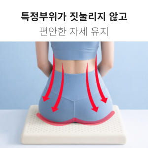 솜스 기능성방석 치질방석 꼬리뼈 자세교정 허리디스크 체압분산 무중력 전립... 솔직 후기 | 실제 배치 사진 포함 - 상품 이미지 2
