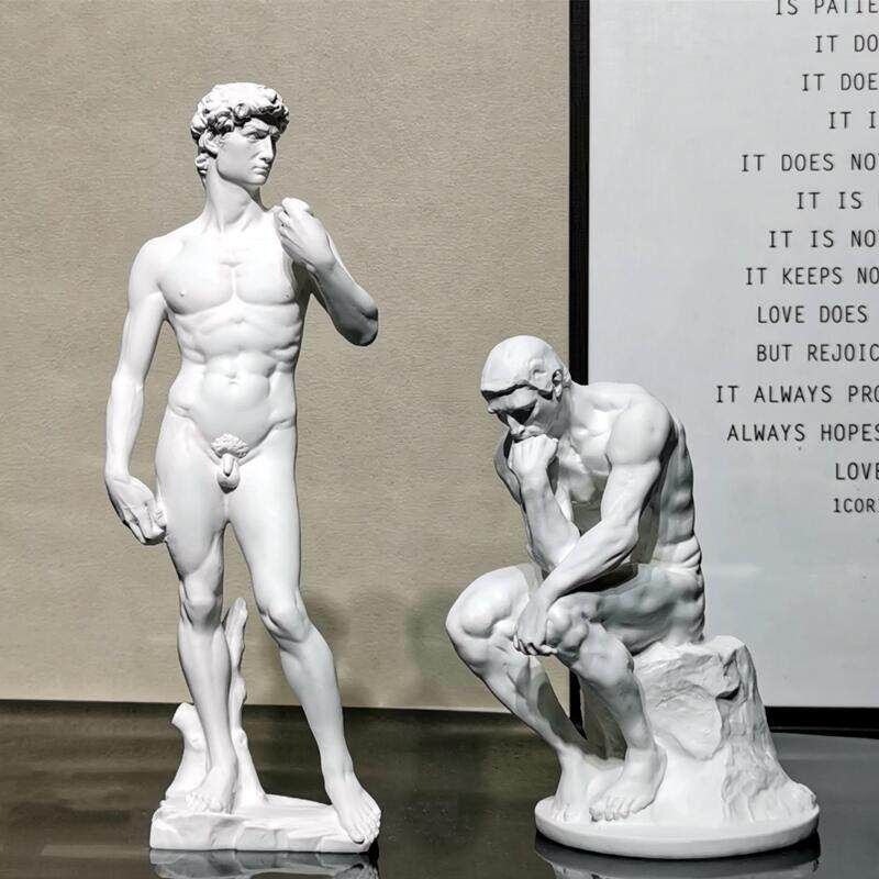 다비드 석고상 전신상 장식품 데이비드 생각하는 사람 - 상세 이미지 3
