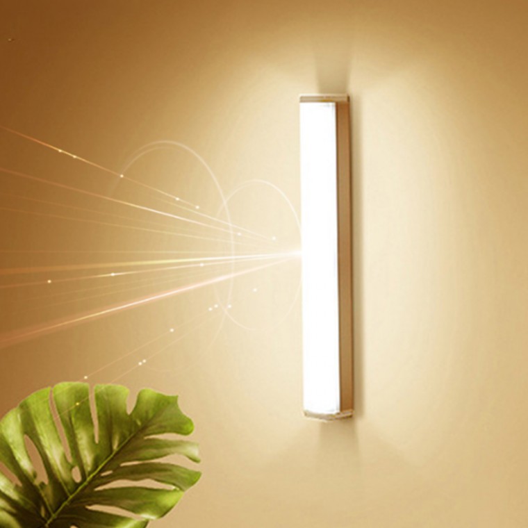 LED 충전식 무선 자석 스마트 인체감지 센서등 조명 수유등 심플 무드등 간접조명 10cm 20cm 30cm 50cm - 상품 이미지