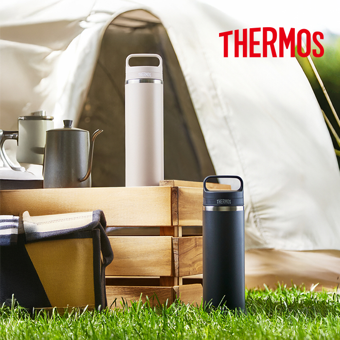 써모스 캐리 핸들 텀블러 600ml / JOW-600K 손잡이 보온병 보냉 야외 캠핑 학생 분유 식기세척기