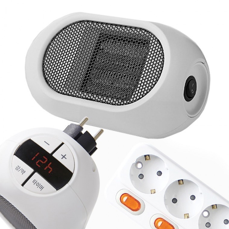 미니히터 전기온풍기 난로 플러그인