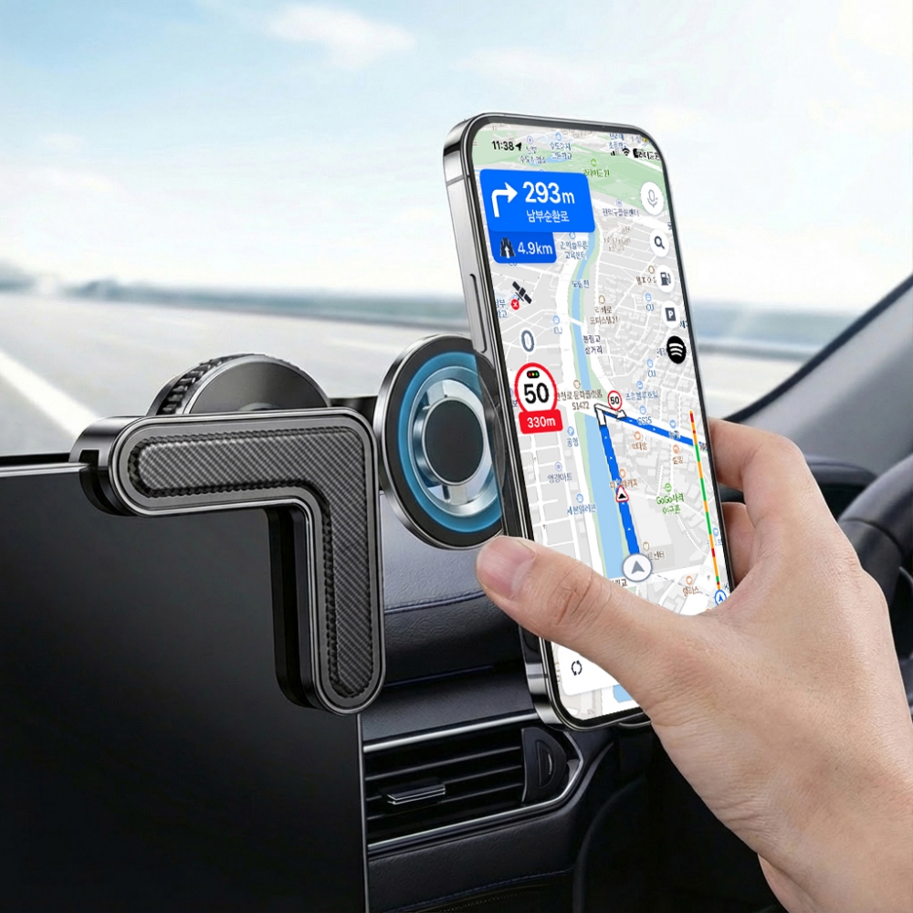 세이보링 테슬라 핸드폰 거치대 차량용 맥세이프 마그네틱 거치대