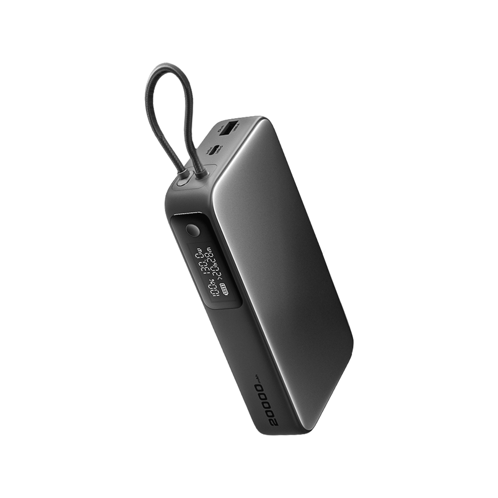 아오키 스파크 슬링 130W 20000mAh 초고속 충전 보조배터리 CCC 인증/스마트 디스플레이/내장 C타입 케이블 - 상세 이미지 4
