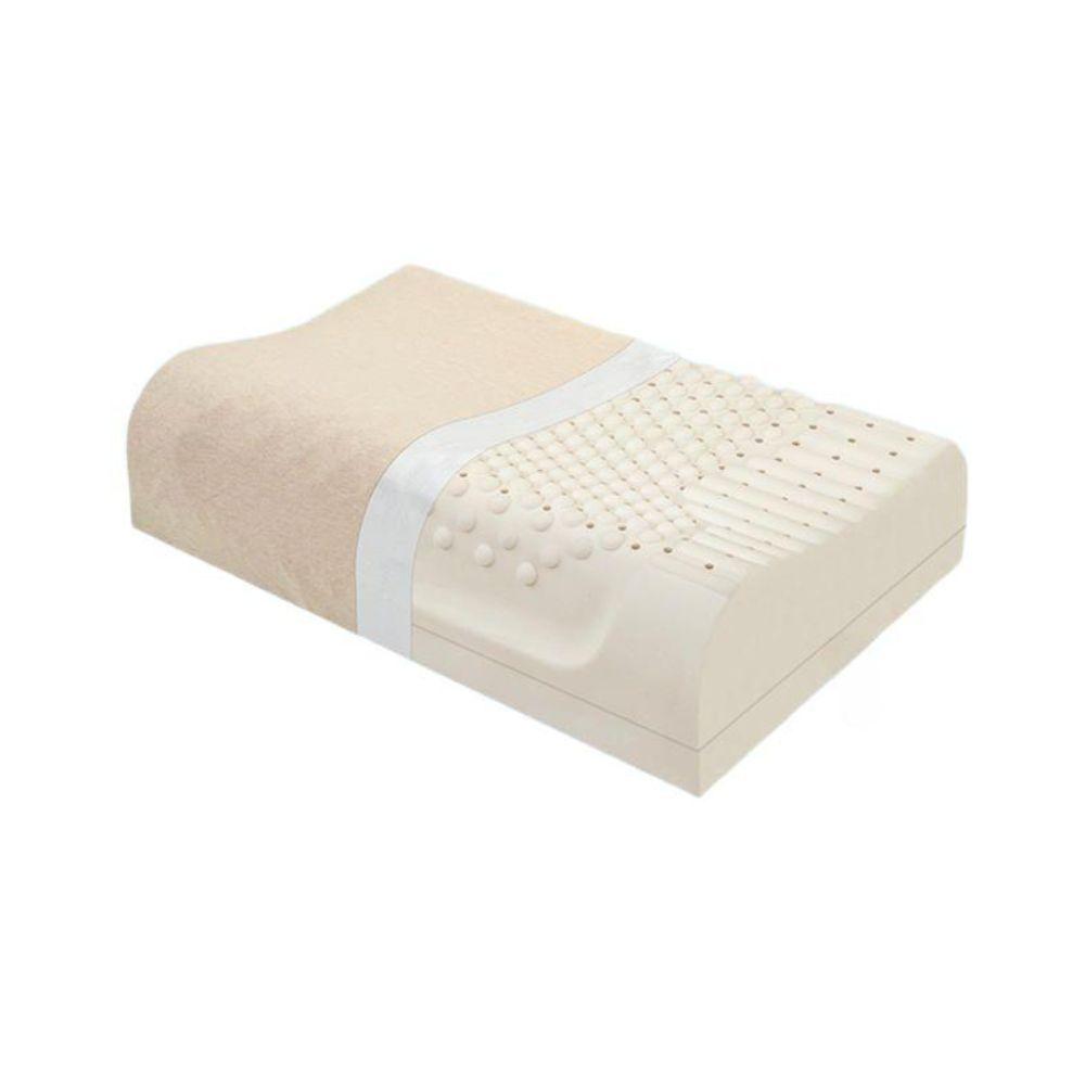 높은 라텍스베개 고무 높은베개 두꺼운 베개 경추 12cm 마사지 베개 - 상품 이미지