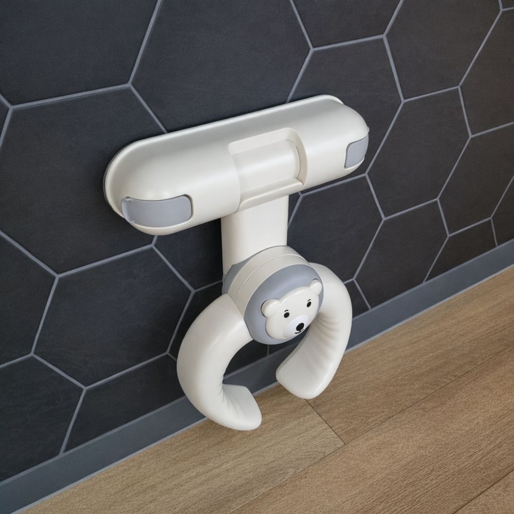 디딤웨이 붙이는 아기 샤워 목욕 핸들 3세대 흡착식 부착식 접이식 휴대용