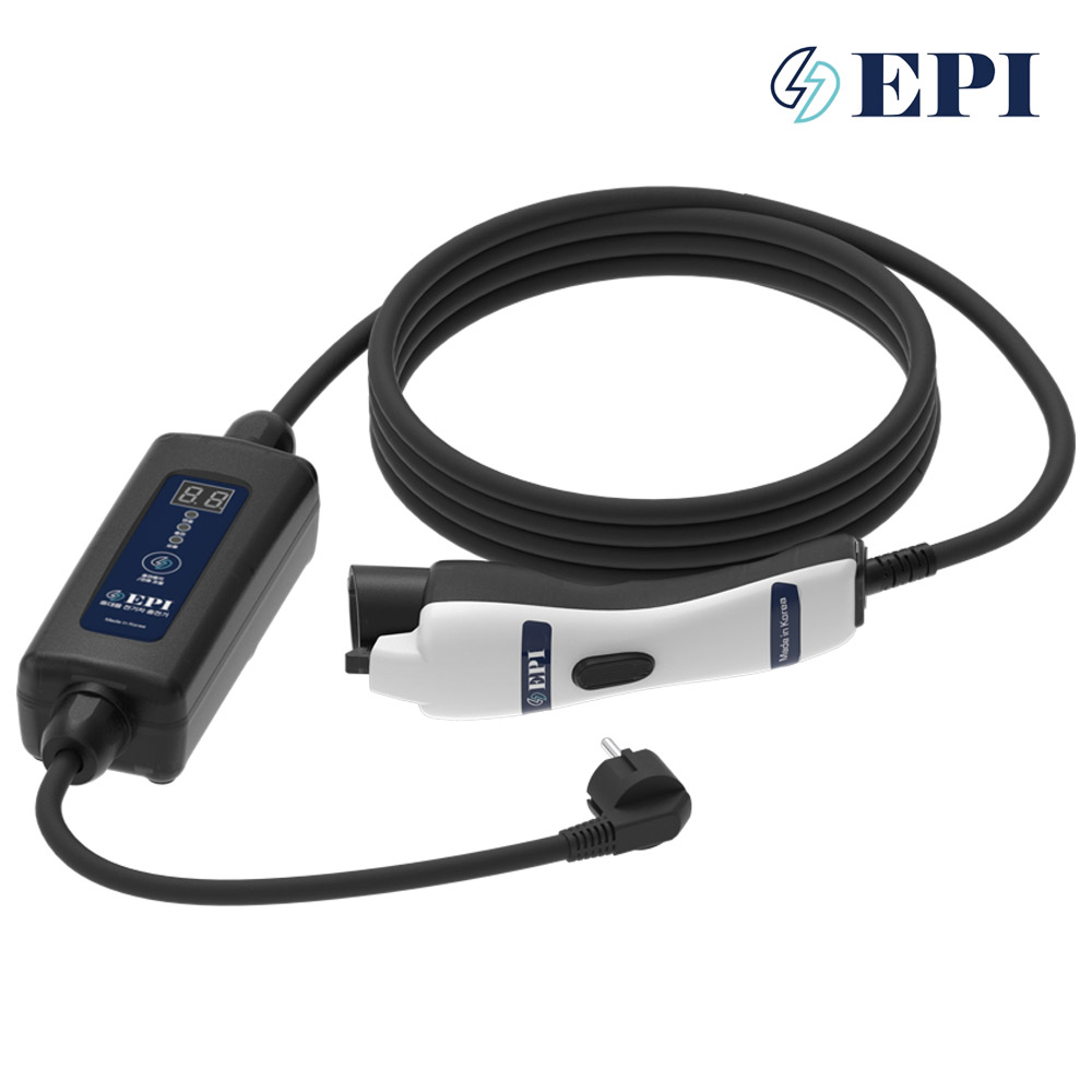 EPI 전기차충전기 가정용 완속 충전케이블 국산 휴대용 이동형 220v 5M 제품 이미지