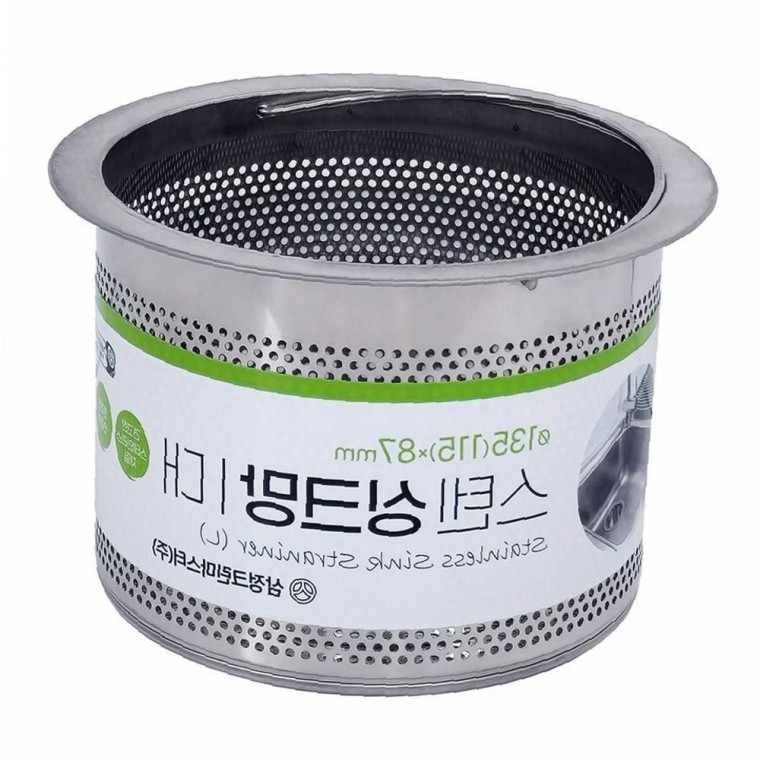 삼정076 스텐 고품질 싱크망 배수구망 대용량
