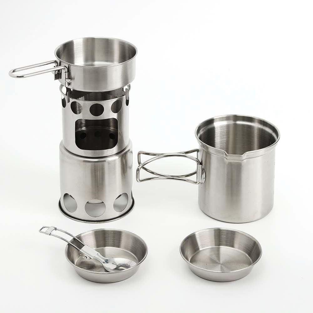 캠핑화로 코펠세트 신상 백패킹 소형 조립