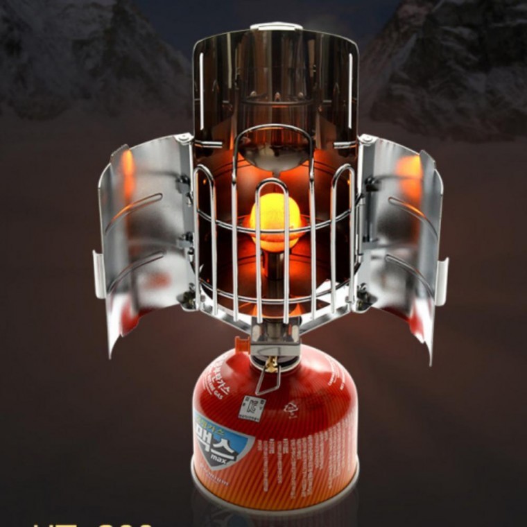 캠핑 미니 난로 낚시 등산 전도판 차박 휴대용 가스 가스히터