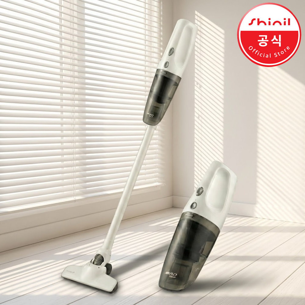 신일 머리카락청소기 자취방 가벼운무선청소기 제품 이미지