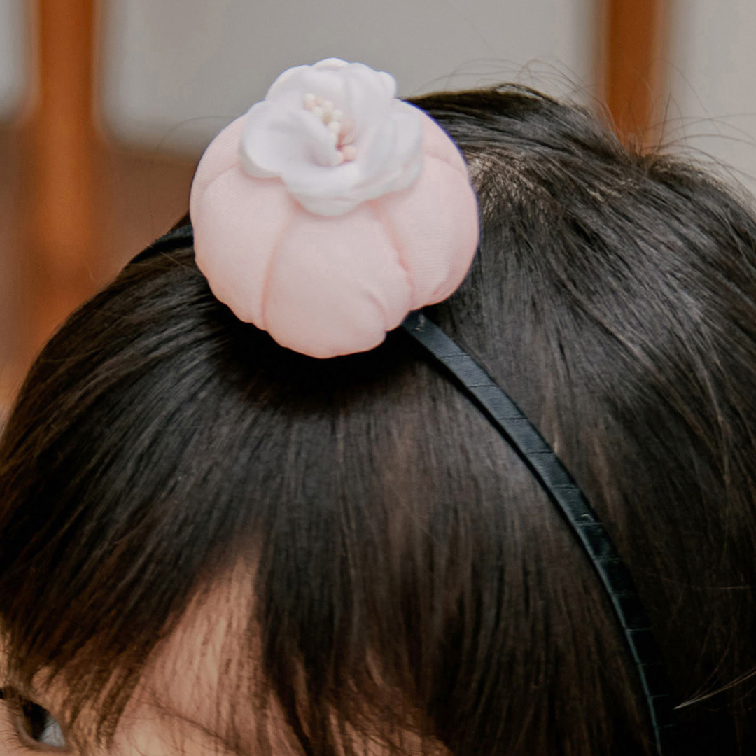 여아 유아 한복 장신구 머리장식 공주 호박 머리띠 이미지 7