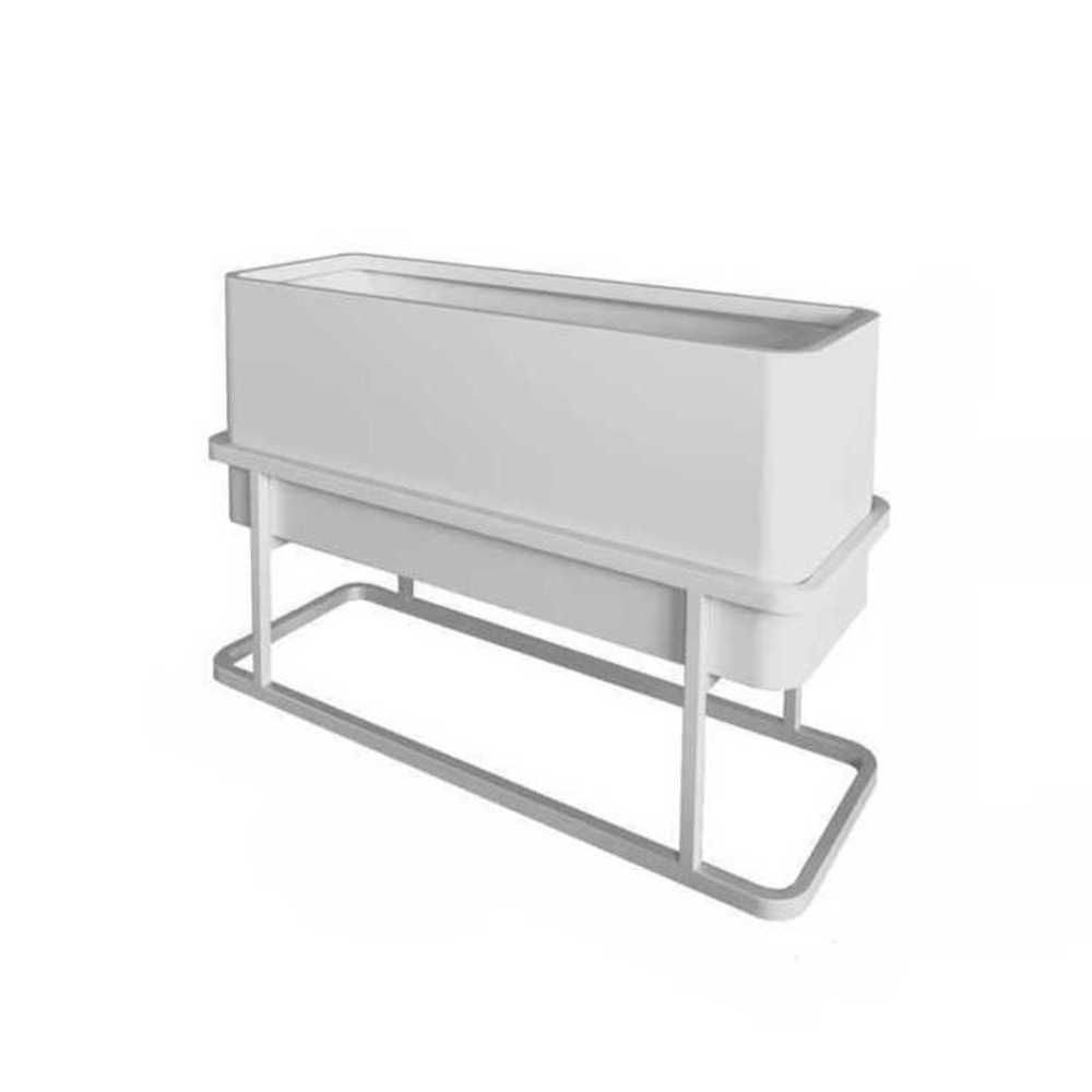 철제 화분 플랜터 수납 대형 테라스 발코니 선반 가든 80cm - 상품 이미지