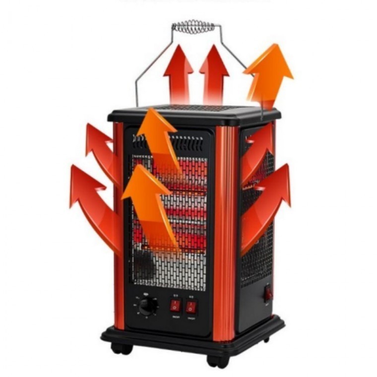 오방난로 전기 난방기 이동식 온열기 사무실 업소용 가정용 세이프가드포함