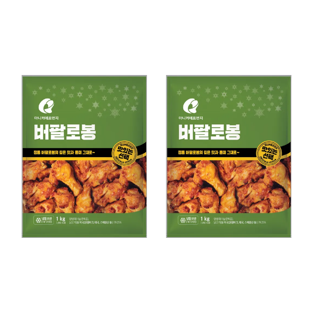 마니커에프앤지 버팔로봉 1kg, 2개 - 상품 이미지