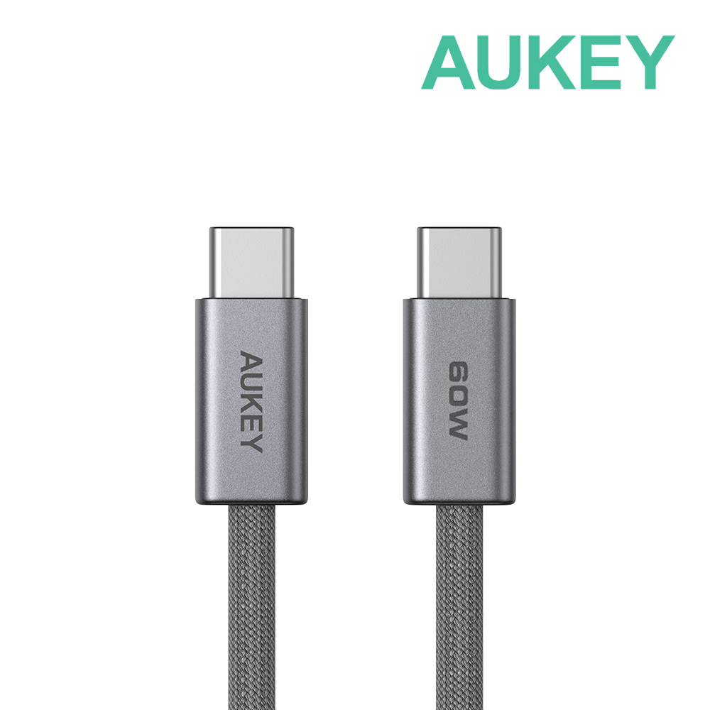 아오키 써클릿 블링크 60W USB-C to C 초고속 충전케이블 1M/1.8M DTY편조케이블 - 상품 이미지