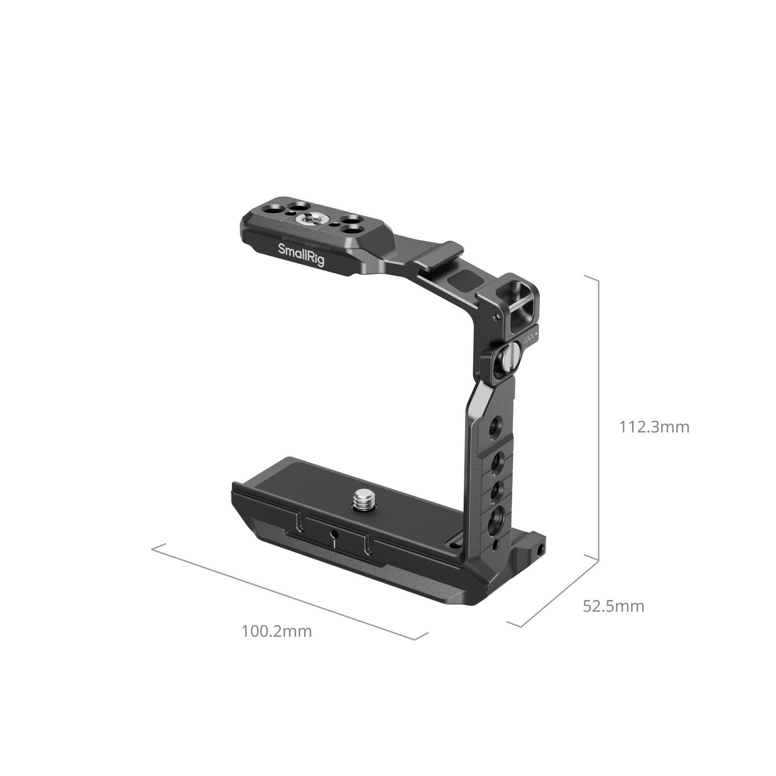 스몰리그 HawkLock 퀵 릴리즈 하프 케이지 for 소니 A7V/A7RV/A7 IV 6023 - 상세 이미지 4