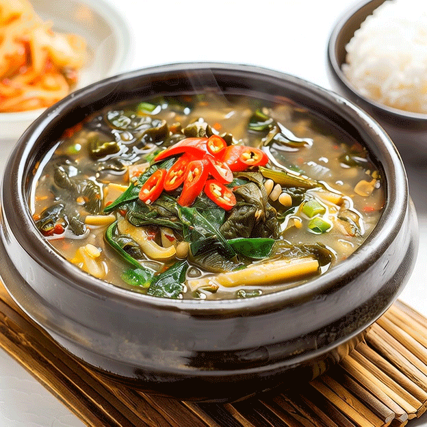 가마솥에 끓인 강원도 시래기 된장국 국내산 냉동국 간단한요리 집밥 된장 시래기국, 500g, 10개 - 상세 이미지 2