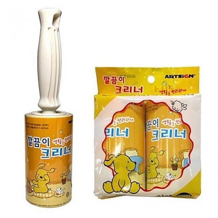 의류 보푸라기 보푸라기제거 테이프크리너 의류테이프 먼지제거 - 상품 이미지