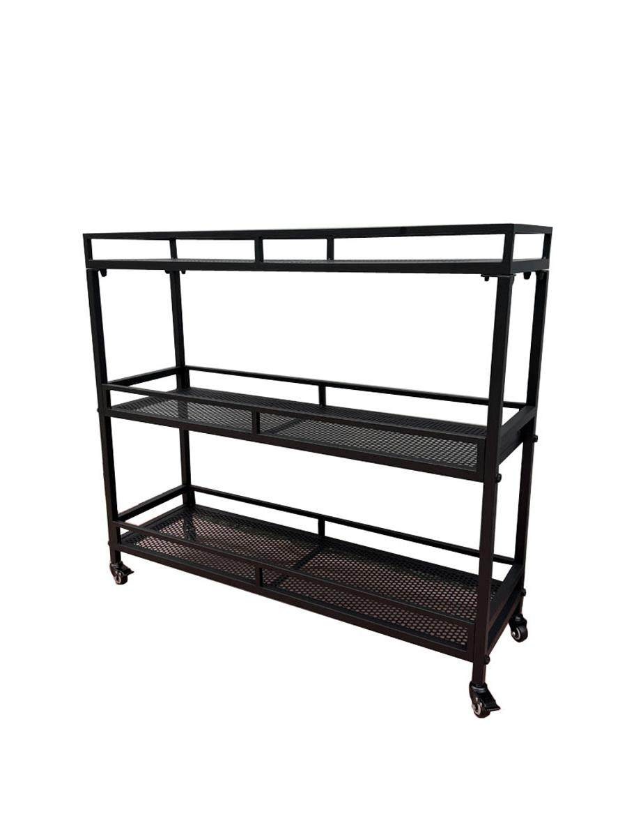 식물등 선반 조명 프레임 다육이 홀더 트랙 우산 세트 재배 80x40x103 3단 흰색 - 상품 이미지