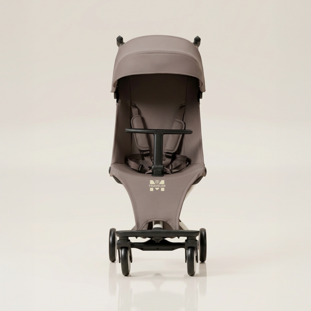 [누비앤타보] NUVY 트래블러M 여행용 트라이크 초경량 기내반입형 폴딩 브라운