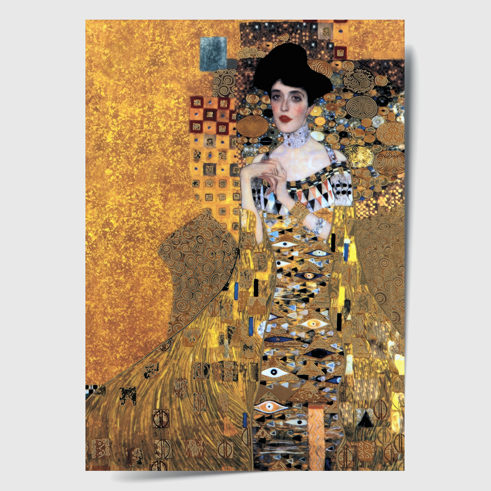 구스타프 클림트 인테리어 그림 액자 포스터 명화 Portrait of Adele 1907 - 상세 이미지 2