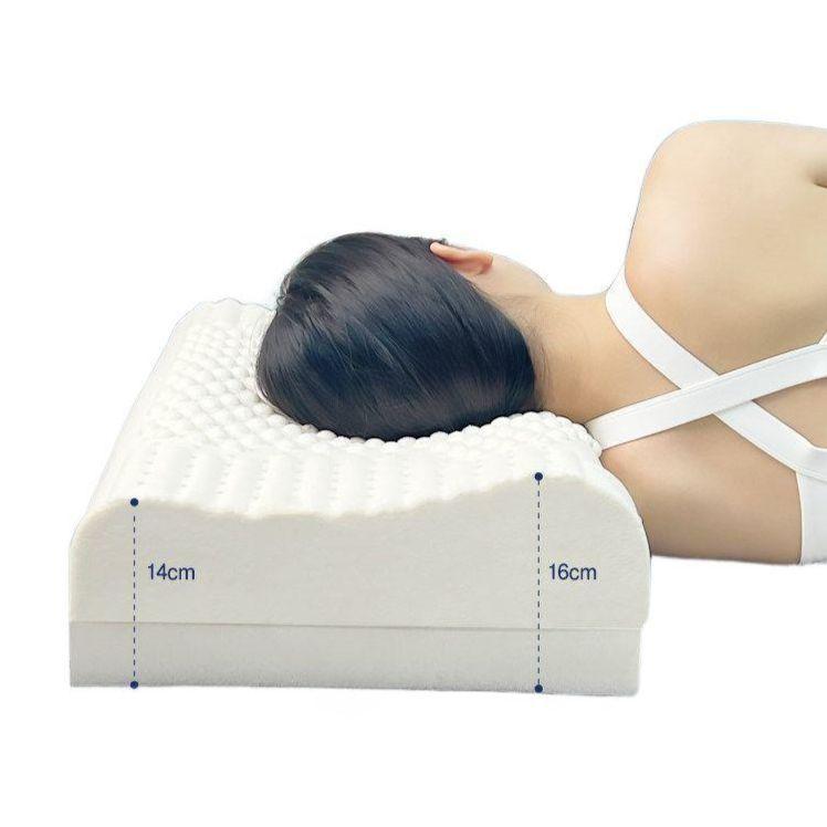 높은 라텍스베개 고무 높은베개 두꺼운 베개 경추 12cm 마사지 베개 - 상세 이미지 4