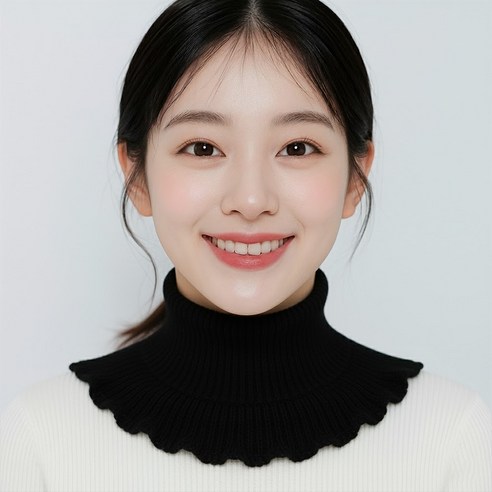 얼리포츠 여성용 니트 페이크 목폴라 4p - 상품 이미지