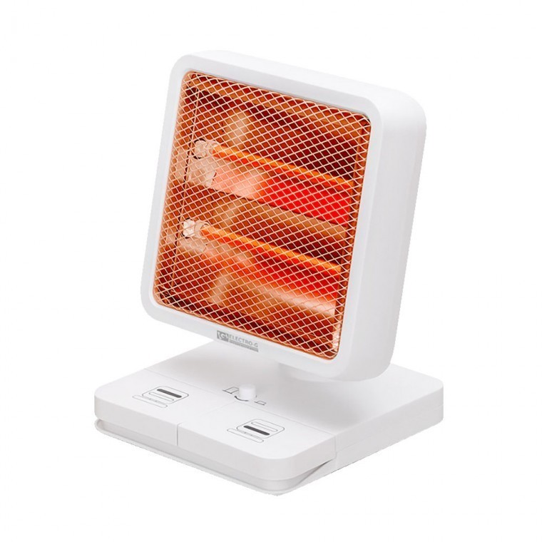 미니히터 발난로 저전력 고화력 이동식 손잡이 풋스위치 좌우회전 상하각도조절 화이트