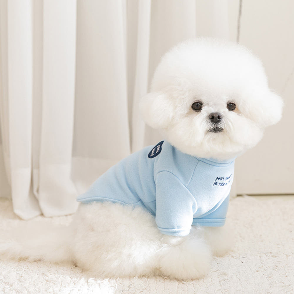 강아지옷 강아지 내복 실내복 티셔츠 에어리플리스 제품 이미지