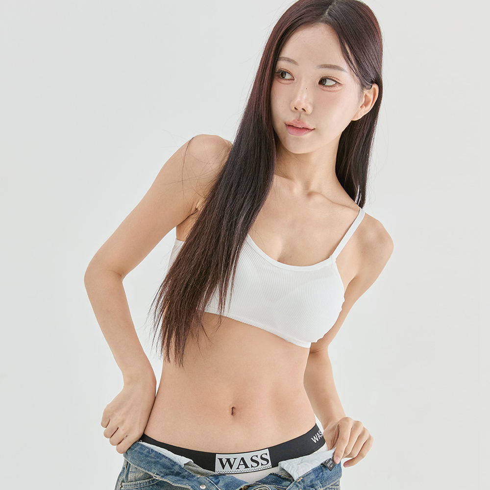 핑크앤다이아 후크 노후크 패드일체형 라운즈 볼륨브라 노와이어 브라렛 주니어 스포츠 브라탑 - 상세 이미지 2