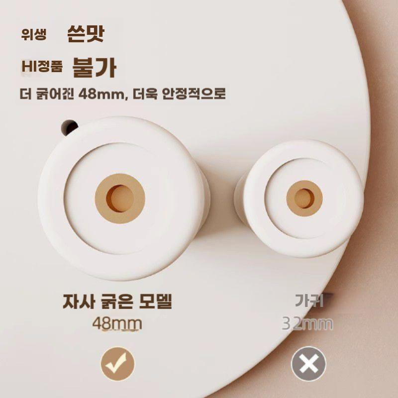 원목 옷걸이 스탠드 북유럽 코트랙 스탠딩 우드 행거 랙 3다리 8후크 화이트 - 상세 이미지 2
