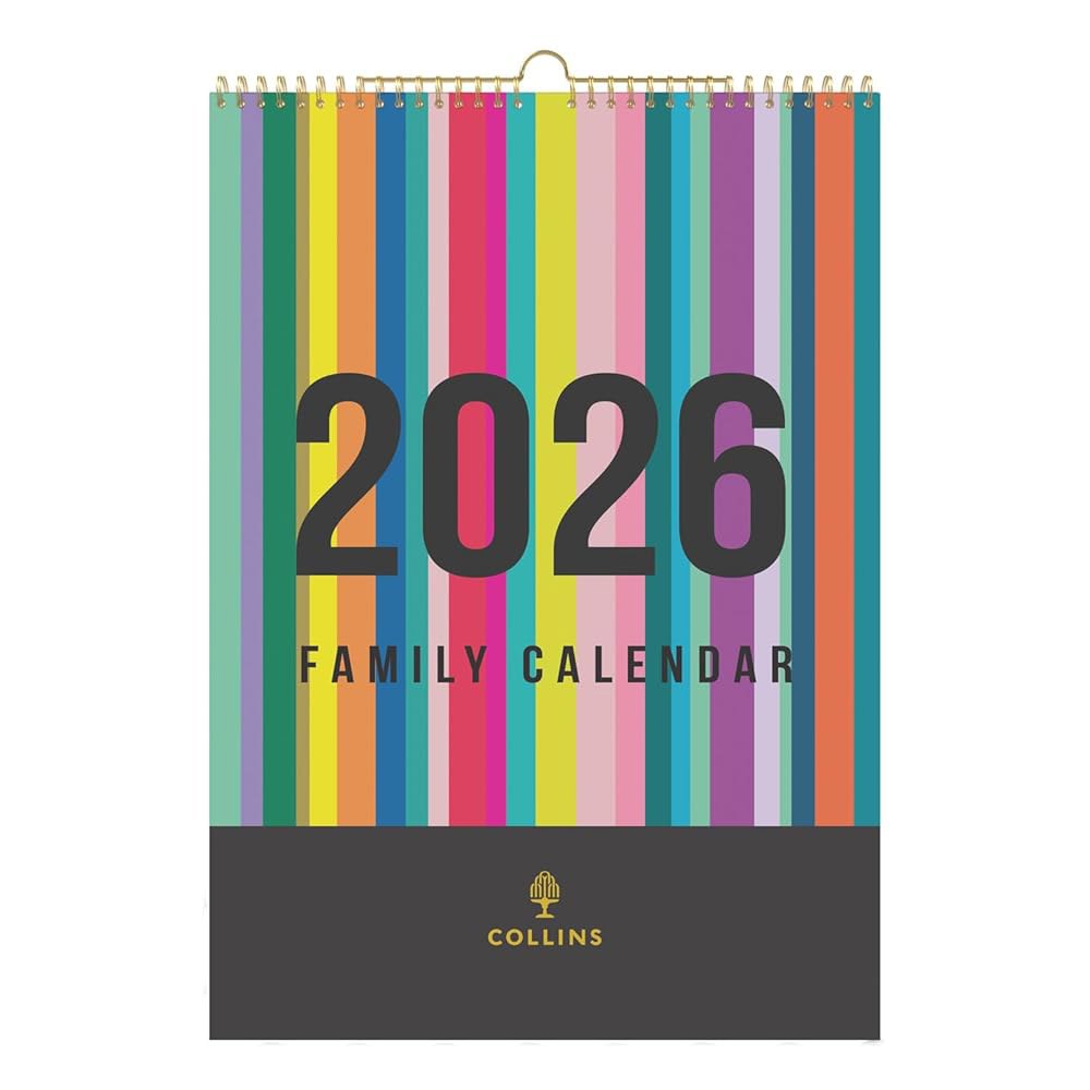Collins - 엣지 레인보우 월간 (EDFC135-26) 2026 벽걸이 달력 - 상품 이미지