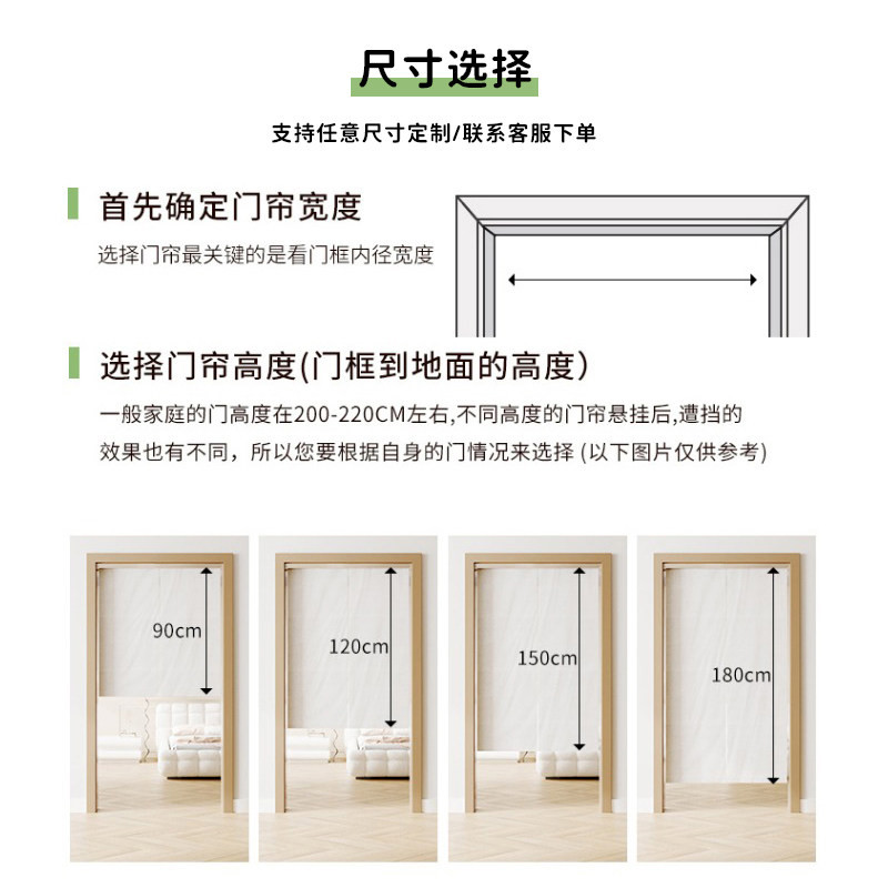 화장실가림막 입구 커튼 바란스 가리개 식당 화장실 천 노렌 일식집 블라인드 주방 - 상세 이미지 5