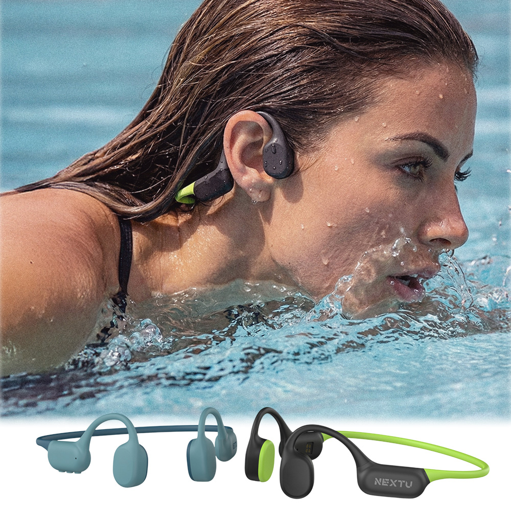 골전도 수영 이어폰 IPX8 완전방수 내장메모리 음악재생 32GB 제품 이미지