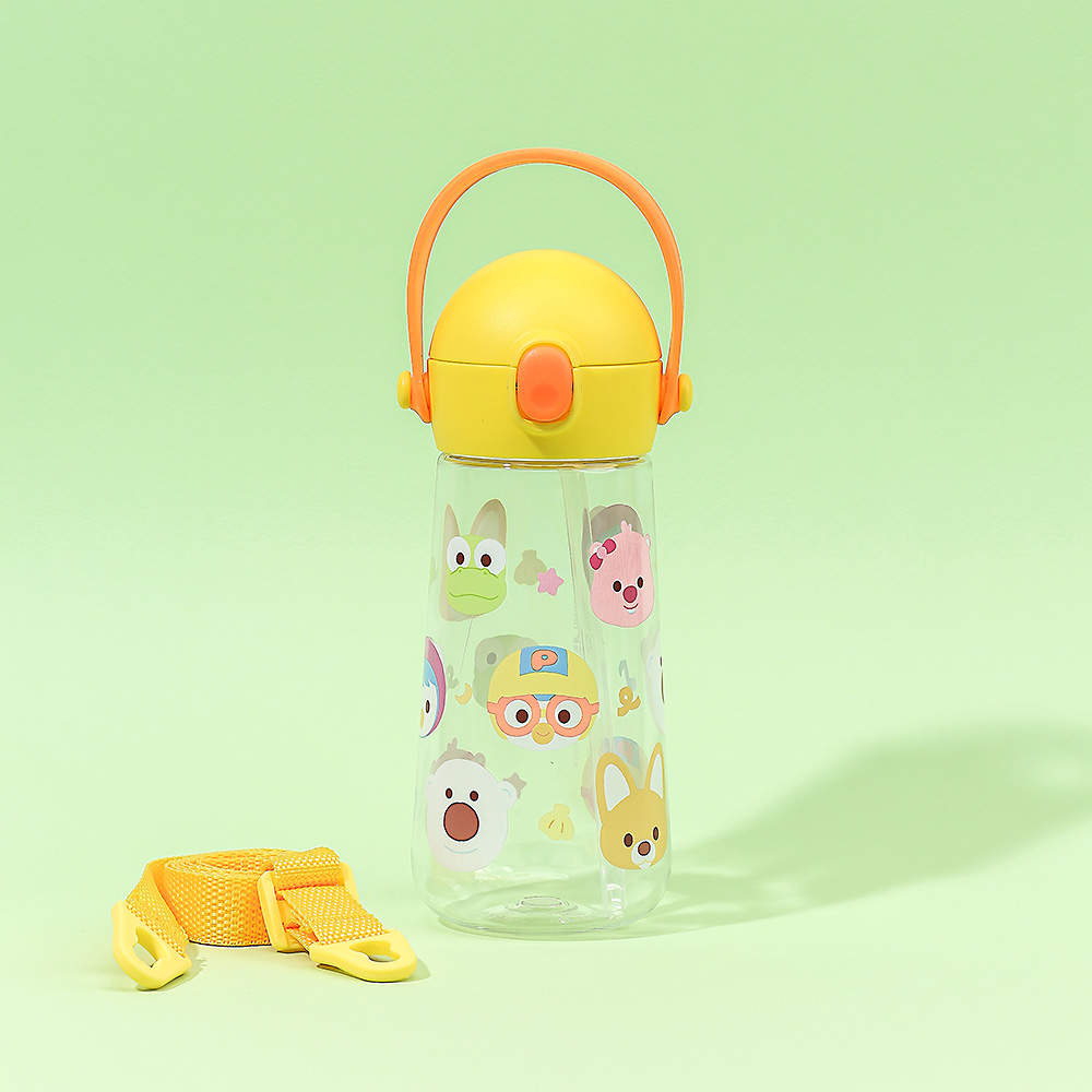 릴팡더보틀 몰리 실리콘핸들 트라이탄 아기 빨대물병 뽀로로