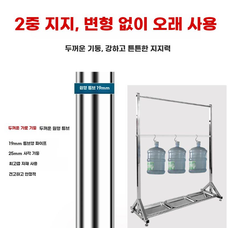 이동식 바비큐 거치대 훈제오리 걸이대 전기통닭 훈연 건조대 리프팅 125x40cm - 상세 이미지 2